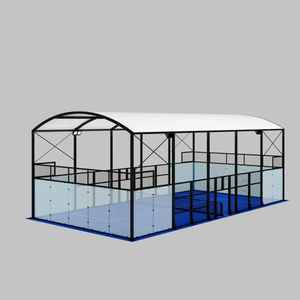 Toldo Deportivo Retráctil Eléctrico de Acero Galvanizado con 1 Año de Garantía, Techo para Deportes al Aire Libre para <span class=keywords><strong>Cancha</strong></span> de Pádel Individual - Product Image 5