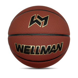WELLMAN Personalizado Tamanho 7 Grau Profissional PU Basquete Atacado Drop Resistant & Dustproof Training Ball