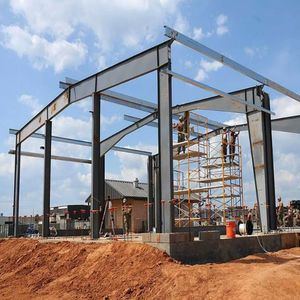 Structure de charpente en acier robuste résistante au vent pour entrepôt logistique moderne - Product Image 2