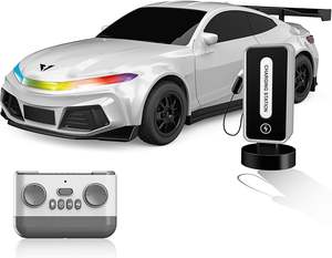 Voiture RC télécommandée 1:16, recharge Type C, nouvelle énergie, sportive, rapide, avec station de recharge, éclairage automatique, cadeau pour adultes - Product Image 6