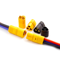 Connecteur Amass MT60 MT60-M MT60-F 3 broches mâle/femelle plaqué or pour batterie RC, ESC, moteur