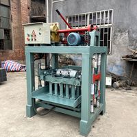 Machine à Briques Électrique Avancée 4-35B avec Palans à Chaîne, Réutilisable et Efficace, pour la Fabrication de Briques Réduites