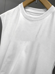 Camiseta Deportiva Oversize de Algodón 100% para Hombre, Estilo Streetwear, Sin Mangas, Transpirable, Tejida, con Estampado Floral Personalizado - Product Image 2