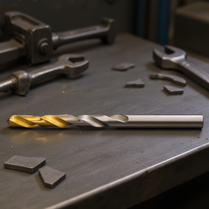 Foret hélicoïdal HSS 2,6 mm, longueur 57 mm, revêtement TiN, pour perçage du métal - Product Image 3