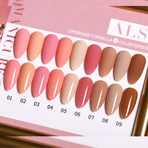 Kit de vernis à ongles en Gel rose, 3 AS, 9 couleurs, Nude, rose, <span class=keywords><strong>Pastel</strong></span>, paillettes, lampe à ongles, Gel durci - Product Image 3