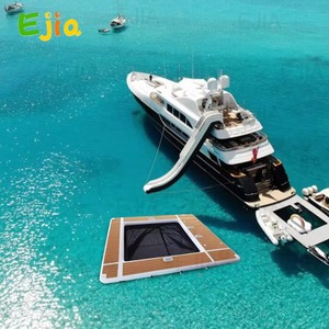 Dispositifs de flottaison gonflables Yacht Bateau Flottant Océan Mer Piscine Avec Chaises Net - Product Image 5