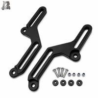 Pour Honda NC750X 2025-2026 : Support de levage de pare-brise en alliage d'aluminium noir, kit de rehausseur de pare-brise réglable en hauteur
