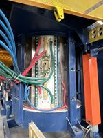 Fourneau de fusion électrique à induction industriel Topyro pour la fusion de métaux ferreux, d'acier, de cuivre et d'aluminium