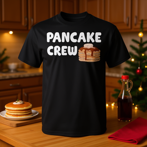 T-shirt pigiama natalizia Pancake Lover di Pancake Crew per le vacanze! - Product Image 3