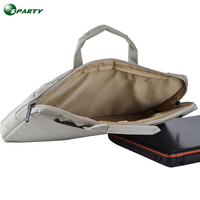 Sacoche d'ordinateur portable personnalisée avec logo, grande, portable, légère, robuste, simple, pour affaires, en polyester, avec poignée