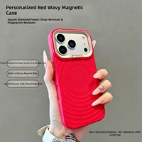 Coque antichoc en TPU à motif ondulé et paillettes pour objectif, compatible avec iPhone 18 Pro Max, 17 Pro Max, 16, 14, 15, 13