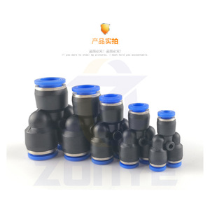 Conector Neumático en T Tipo Y, Nuevo, de Plástico, PY6, Acoplamiento Rápido para Manguera de Aire, PY4/8/10/12/14/16 para Tuberías y Cilindros - Product Image 2