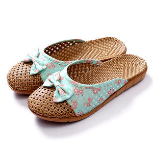 Pantuflas de Lino Fujikusa para Verano, Antideslizantes, para Parejas, Hombres y Mujeres, con Suela Gruesa de EVA, Colores Pastel - Product Image 5