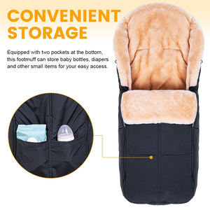 Saco de Dormir para Cochecito de Bebé, Manta para Clima Frío, Paseos al Aire Libre, Hebillas Ajustables, Manta para Cochecito de Bebé - Product Image 6