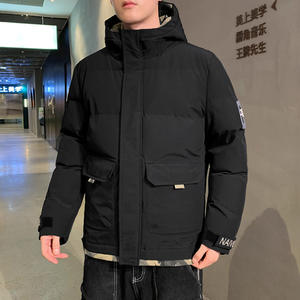 Fabbrica diretta rivestita vestiti caldi invernali per gli uomini nuovo Design stile Casual con colletto rialzato chiusura a cerniera accessori taglie forti - Product Image 2