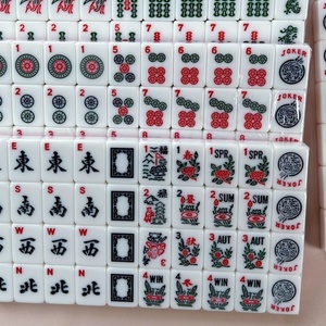 Juego de Mahjong Americano de Melamina al por Mayor, 166 Piezas de 30 mm, para Juego Familiar - Product Image 6
