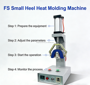 Máquina de Estación Frío-Calor para Empeine de Calzado Deportivo de Cuero de Una Sola Cabeza FS con Motor para Moldeado de Puntera/Parte Trasera/Talonera 220V - Product Image 2