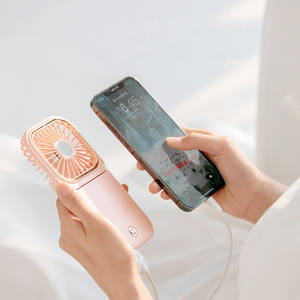 Nuevo ventilador portátil recargable mini, ventilador de mano con fuente de alimentación, ventilador plegable portátil, ventilador recargable por USB - Product Image 2