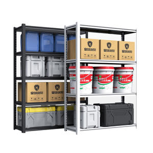 Rayonnage de stockage en gros d'usine de vente chaude sur <span class=keywords><strong>amazon</strong></span> et racks d'entrepôt mental noir - Product Image 2