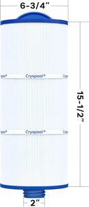 CryspoolFilter compatible con 6CH-961, J400, 6541-383, cartucho <span class=keywords><strong>de</strong></span> filtro <span class=keywords><strong>de</strong></span> spa, 2 paquetes <span class=keywords><strong>de</strong></span> soporte OEM - Product Image 2