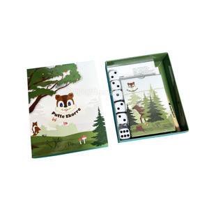 Tùy Chỉnh In Bút Chì Điểm Pad Hướng Dẫn Thụy Điển Yatzy Chơi Thẻ Trò Chơi Thiết Lập Với Dices - Product Image 1