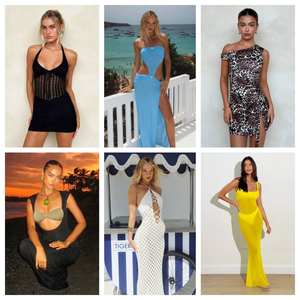 Robes d'été pour femmes assorties, coton/polyester, vêtements mixtes bon marché, lot de stock provenant du fournisseur - Product Image 3