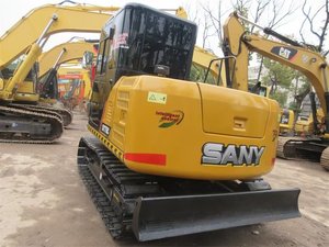 Excavatrice sur chenilles Sany SY75C jaune, équipement de construction hydraulique à commande intelligente, excavatrice de haute qualité - Product Image 6