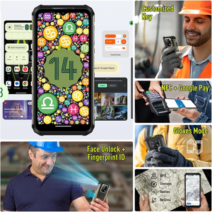 Teléfono inteligente <span class=keywords><strong>Ulefone</strong></span> <span class=keywords><strong>Armor</strong></span> 22 resistente 8GB RAM + 128GB ROM 6,58 pulgadas FHD + 120Hz Android <span class=keywords><strong>13</strong></span> IP68 NFC 4G <span class=keywords><strong>precio</strong></span> de fábrica teléfonos móviles - Product Image 2