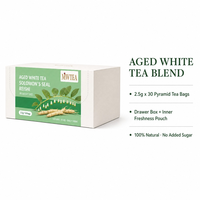 Thé Blanc Vieilli Direct Usine avec Reishi et Polygonatum – Mélange Herbal Bien-être Quotidien Faible en Caféine et Chauffant – OEM