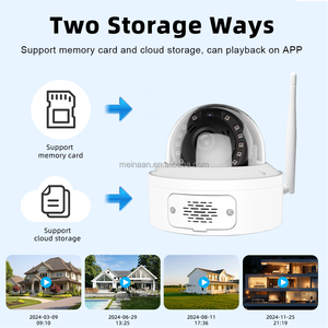 كاميرا مراقبة منزلية لاسلكية خارجية مقاومة للماء بدقة 2 ميجابكسل مع خاصية التحكم عن بعد وتقنية واي فاي - Product Image 6