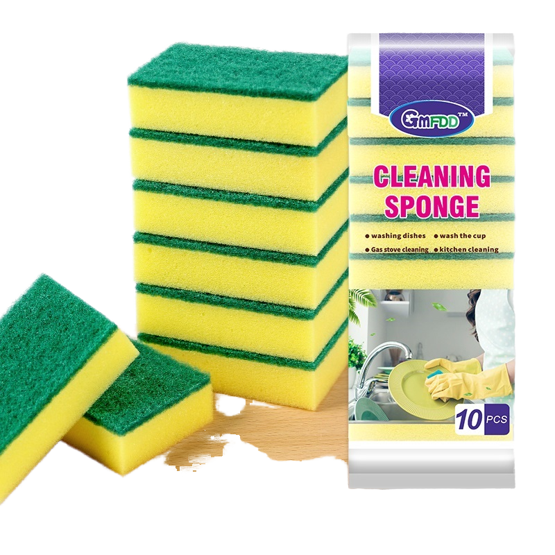 AWAVM 6PCS Reusable Washing Up Sponge, Dual Sided Kitchen Sponge And