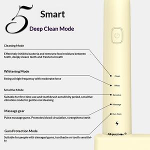 Cepillo de dientes eléctrico, venta directa de fábrica, antivibración, impermeable IPX7, levitación magnética, batería de larga duración - Product Image 3