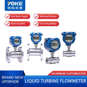 Liquid Diesel Flow Meter Hydraulic Oil Turbine Flow Meter