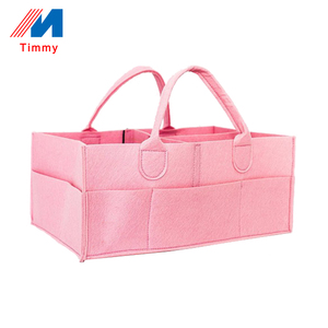 Bolsa de asas de almacenamiento de pañales grande directa de fábrica, <span class=keywords><strong>mochila</strong></span> duradera de poliéster de fieltro de lana suave y duradera, <span class=keywords><strong>cambiador</strong></span> de pañales para bebés - Product Image 5