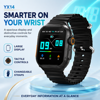 XTAURI YX14 Smart Watch Set 12 in 1 Kit Smartwatch Earphone Nirkabel Mode Multi Olahraga Panggilan BT Smart Watch untuk Android IOS