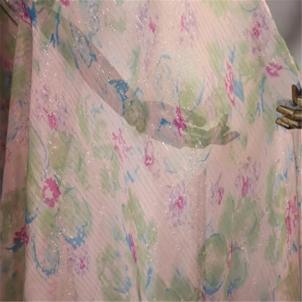 lurex organza crystal