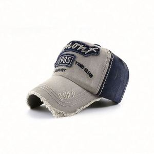 Gorra de Béisbol de 5 Paneles para Hombre, de Alta Calidad, 100% Algodón, con Logotipo Bordado Vintage, Personalizable - Product Image 4