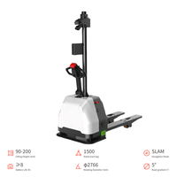 Chariot élévateur automatique de 1500 kg avec capteur laser et cartographie SLAM, transpalette autonome pour le transport de matériaux en entrepôt