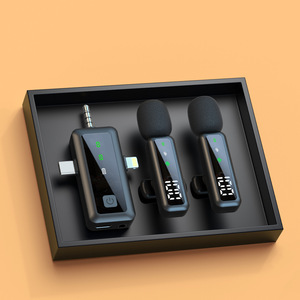 New Private Model H68 for <b>Wireless</b> Lavalerian <b>Microphone</b> All-Pointing Three-in-one Live VLOG Shooting Radio Noise - Product Image 1