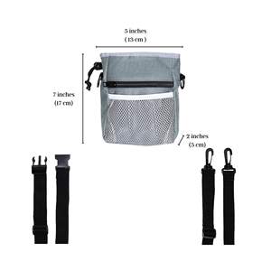 Free sample Waterproof <b>Dog</b> Training <b>Pouch</b> with Waist Belt Pet <b>Treat</b> Bag <b>for</b> Walking and Snacks Made of Durable Nylon Plastic - Product Image 6