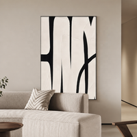 Décoration murale moderne pour salon d'hôtel, impression numérique HD sur toile, nature morte, peinture artistique avec éclairage LED