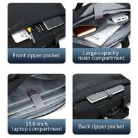 CoolBELL Maletín para Portátil Personalizado, Simple, Ligero, Resistente a Impactos, de Gran Capacidad, para Hombre, para Viajes, Uso Diario, Bolsa para Computadora