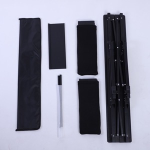 Foldable Utility Table with Extendable Side Tops, Height Adjustable &amp; Easy to <strong>Transport</strong> - Product Image 3