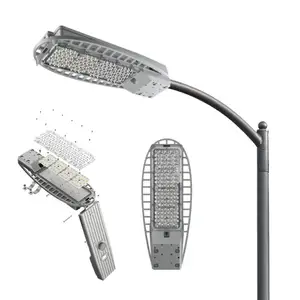 Sansi enerji tasarrufu 5000K akıllı akıllı kontrol IP66 su geçirmez yol aydınlatması çözüm FAOS LED yol sokak ışıkları aydınlatma