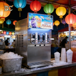 Máquina de Granizados de 100L/H con 2 Tanques, Grado Comercial, Máquina de Bebidas, Máquina de Agua Potable Doméstica, Máquina Industrial para Hacer Granizados - Product Image 1