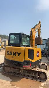 Excavatrice sur chenilles hydraulique SANY SY60C d'occasion, 6 tonnes, avec boîte de vitesses et pompe - Équipement de construction de haute qualité - Product Image 3