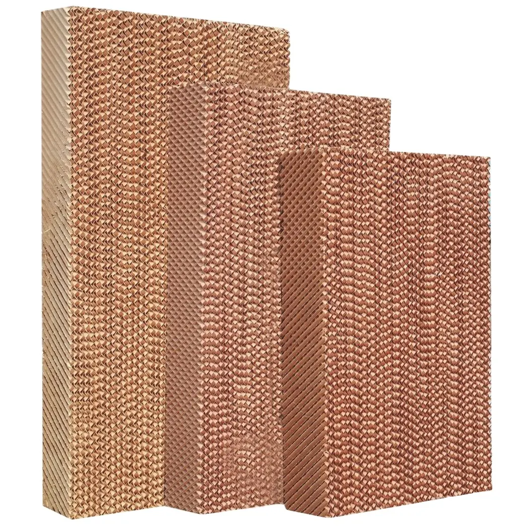 vaporative air cooler greenhouse honeycomb kraft paper cooling pads systems
