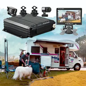 Citops fábrica al por mayor 4 CAM tarjeta SD MDVR contados pasajeros bus DVR móvil 4 canales grabación de vídeo mdvrs 4G GPS 4ch MDVR - Product Image 1