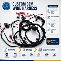 Harnais de câblage électrique personnalisé pour excavatrice OEM, faisceau de câbles pour machines agricoles, faisceau de câbles sur mesure