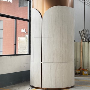 <span class=keywords><strong>Dalle</strong></span> de porcelaine flexible grand format ADELA, effet marbre, pierre frittée, courbée à chaud - Product Image 5